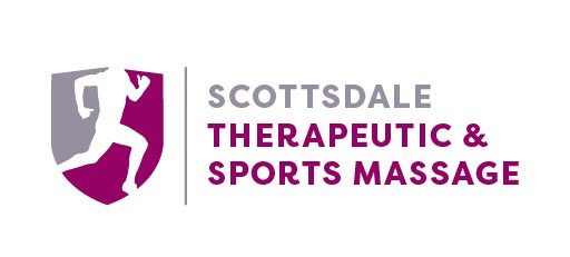 A logo for scottsdale therapeutic sports massage.